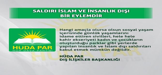 "Lahor saldırısı İslam ve İnsanlık dışı bir eylemdir"