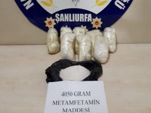 4 kilo metamfetamin ele geçirildi