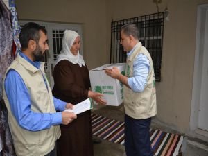 Mevlid Kandili dolayısıyla 150 aileye gıda yardımı ulaştırıldı