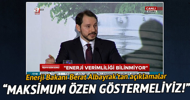 Enerji Bakanı Albayrak Enerji forumunda konuştu