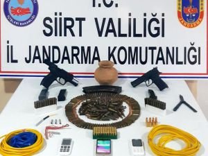 Siirt'te silah kaçakçısı 3 kişi gözaltına alındı