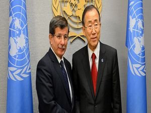 Başbakan Davutoğlu, BM Genel Sekreteri ile telefonda görüştü