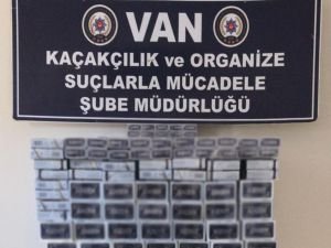 Van'da 29 bin 500 paket kaçak sigara ele geçirildi