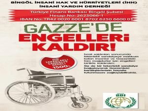 Gazze için "Engelleri Kaldır" yardım kampanyası