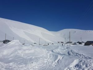 Bingöl Karlıova'da çığ düştü