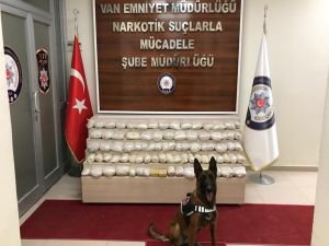 Van’da 62 kilo eroin maddesi ele geçirildi