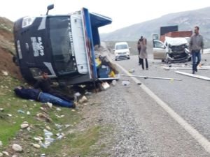 Batman'da zincirleme trafik kazası