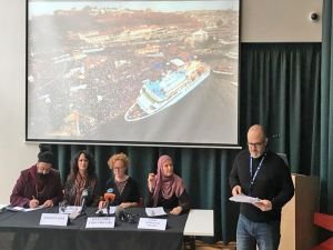 Mavi Marmara aktivistlerinden Londra'da basın açıklaması