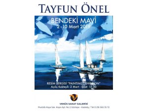 Tayfun Önel’in ‘‘Bendeki Mavi’’ Resim Sergisi VENÜS Sanat Galerisi’nde…