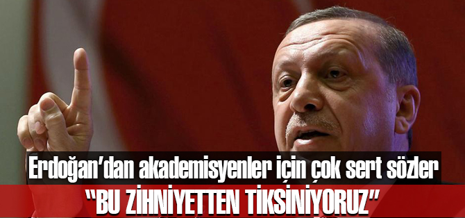 Cumhurbaşkanı Erdoğan konuştu