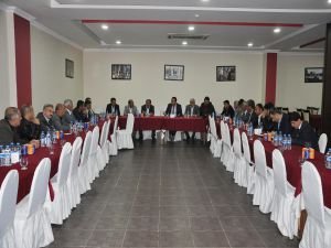 Silopi'de çiftçilerle  tarımsal sulama toplantısı