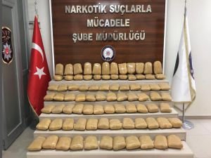 Demiryolunda 109 kilogram toz esrar ele geçirildi