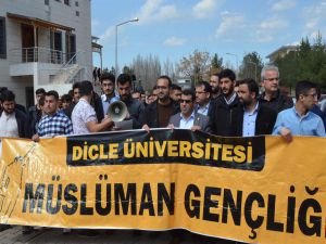 Dicle Üniversitesi öğrencileri Yeni Zelanda'daki terör saldırısını kınadı