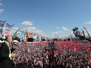 Cumhurbaşkanı Erdoğan, Büyük Ankara Mitingi'nde konuştu