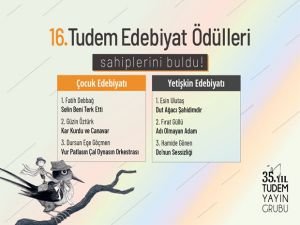 16. Tudem Edebiyat Ödülleri sahiplerini buldu!