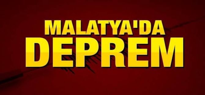 Malatya'da 4,3 büyüklüğünde deprem