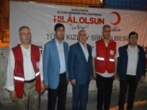 "Kızılay halktan aldığını halka veriyor"