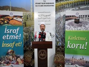 Erbaş: "Hac, ümmet bilincinin yeryüzüne ilanıdır"