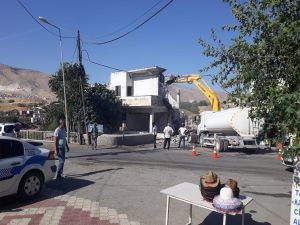 Hasankeyf’te yıkım işlemi devam ediyor