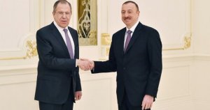 Aliyev, Lavrov'u kabul etti