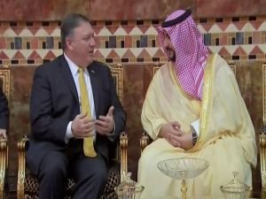 Pompeo saldırılardan sonra Suudi Arabistan'da