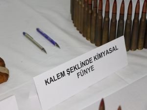 Kalem şeklinde kimyasal fünye ele geçirildi