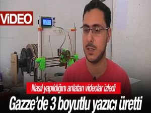 Gazzeli mühendisten üç boyutlu yazıcı