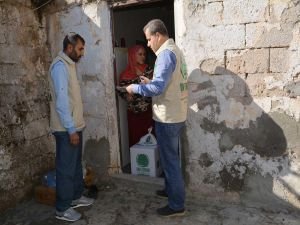 Mevlid Kandili dolayısıyla 200 aileye gıda yardımı ulaştırıldı