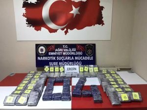 Ağrı'da 52 kilo uyuşturucu ele geçirildi