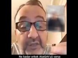 Küfürbaz Kemalist yeniden gözaltında