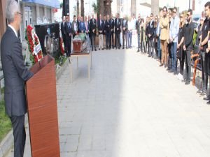 EİB'de Mustafa Özman için tören düzenledi
