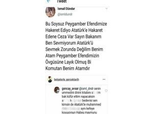 'İslam'a hakarete ceza yok ama Atatürk’ü sevmediğimi söyleyince ceza var!"'