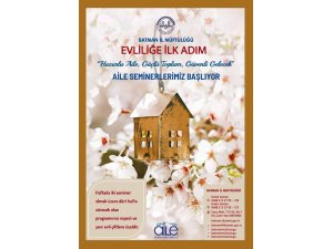 Batman İl Müftülüğünce "Evliliğe İlk Adım Seminerleri" Yapılacak