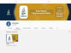 İTTİHADUL ULEMA You Tube'da "Müderris" adında bir kanal açtı