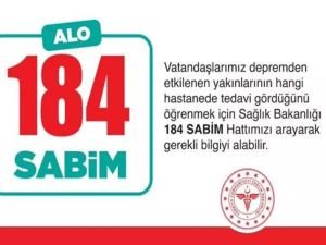 Bakan Koca: Depremden etkilenenlerin durumunu öğrenmek için 184'ü arayın