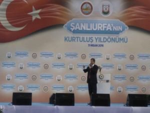 Başbakan Ahmet Davutoğlu Şanlıurfa'da