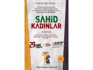 TESSEP "Şahid Kadınlar" adıyla program düzenleyecek