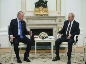 Cumhurbaşkanı Erdoğan, Rusya Devlet Başkanı Putin ile bir araya geldi