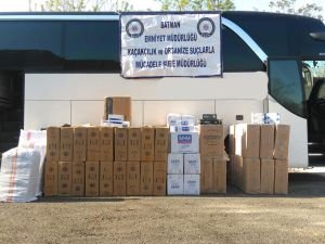 58 bin paket kaçak sigara ele geçirildi