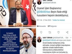 AGD'den Diyanet İşleri Başkanı Erbaş’a destek açıklaması