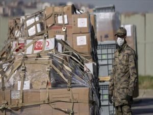 Türkiye'den Filistin'e tıbbi malzeme yardımı