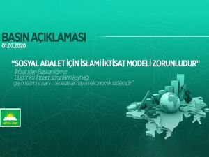 HÜDA PAR: Sosyal adalet için İslami iktisat modeli zorunludur