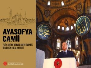 İletişim Başkanlığından Ayasofya Camii kitabı ve internet sitesi