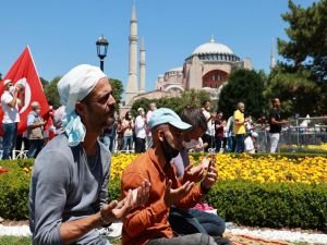 Ayasofya-i Kebir Câmi-i Şerifi'n açılışında gün boyu neler yaşandı?