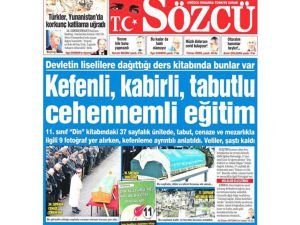 Sözcü ve Cumhuriyet'ten buram buram cehalet kokan manşet!