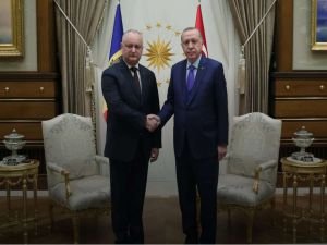 Erdoğan, Moldova Cumhurbaşkanı Dodon ile görüştü