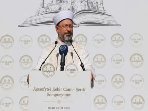 Erbaş: "Ayasofya'nın açılışı İslam toplumları için bir uyanış ve diriliş muştusu olmuştur"