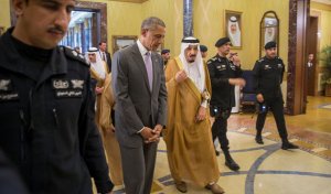 Suudi Arabistan'da Obama'ya soğuk karşılama