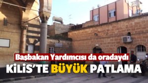 Kilis'e 3 roket mermisi düştü şiddetli patlama yaşandı