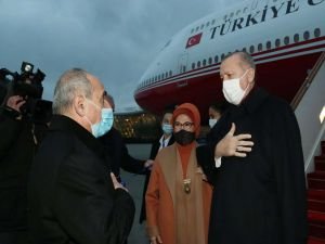 Cumhurbaşkanı Erdoğan Azerbaycan'da